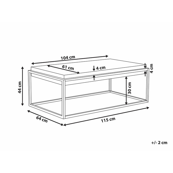 Jelks Coffee Table Concrete Effect