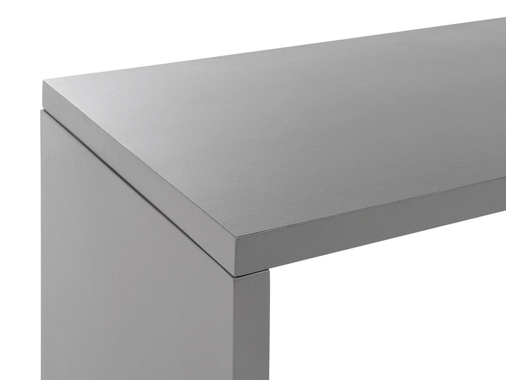 Taranto 4 Seater Concrete Garden Dining Set U Shaped Table Grey