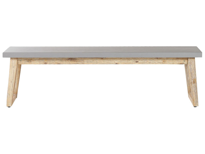 Concrete Outdoor Bench Grey 160 cm Oria