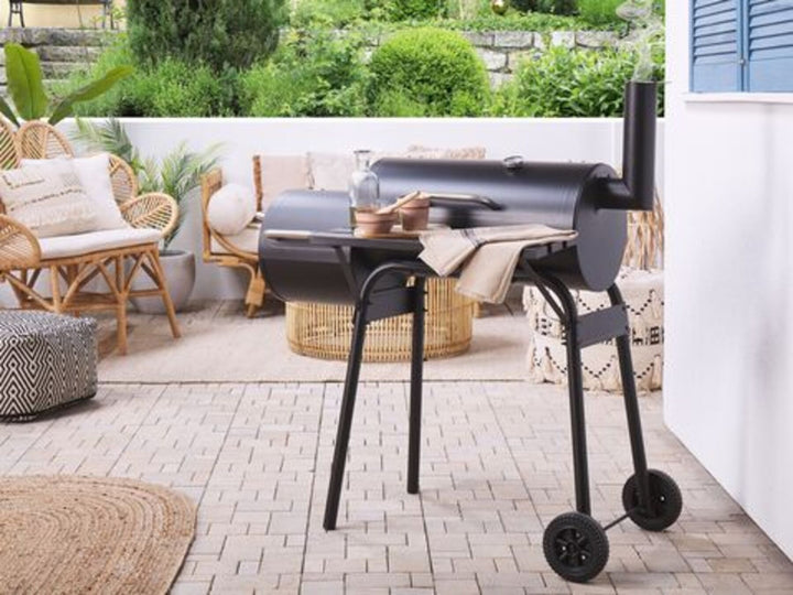 Charcoal BBQ Grill and Smoker Black Katla