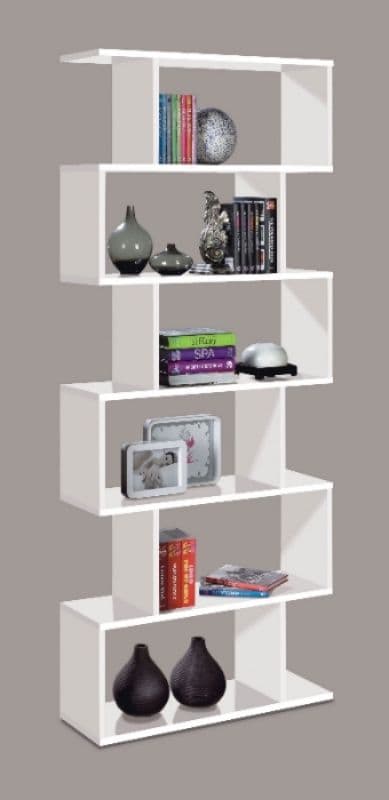White Gloss Bookcase Saidnawey