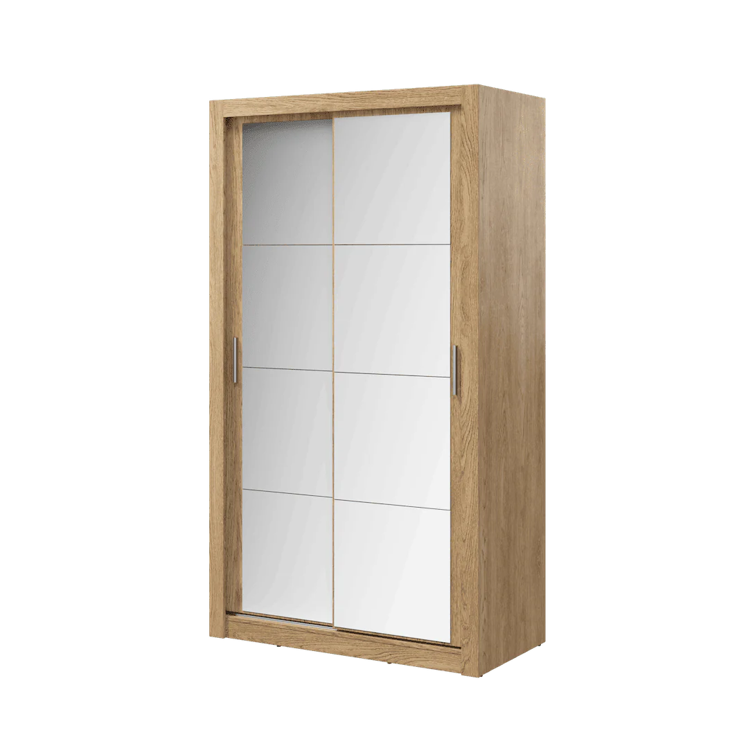 Arti 19 - 2 Sliding Door Wardrobe 120cm Oak Shetland