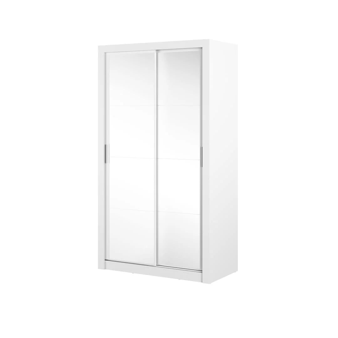 Arti 19 - 2 Sliding Door Wardrobe 120cm White Matt