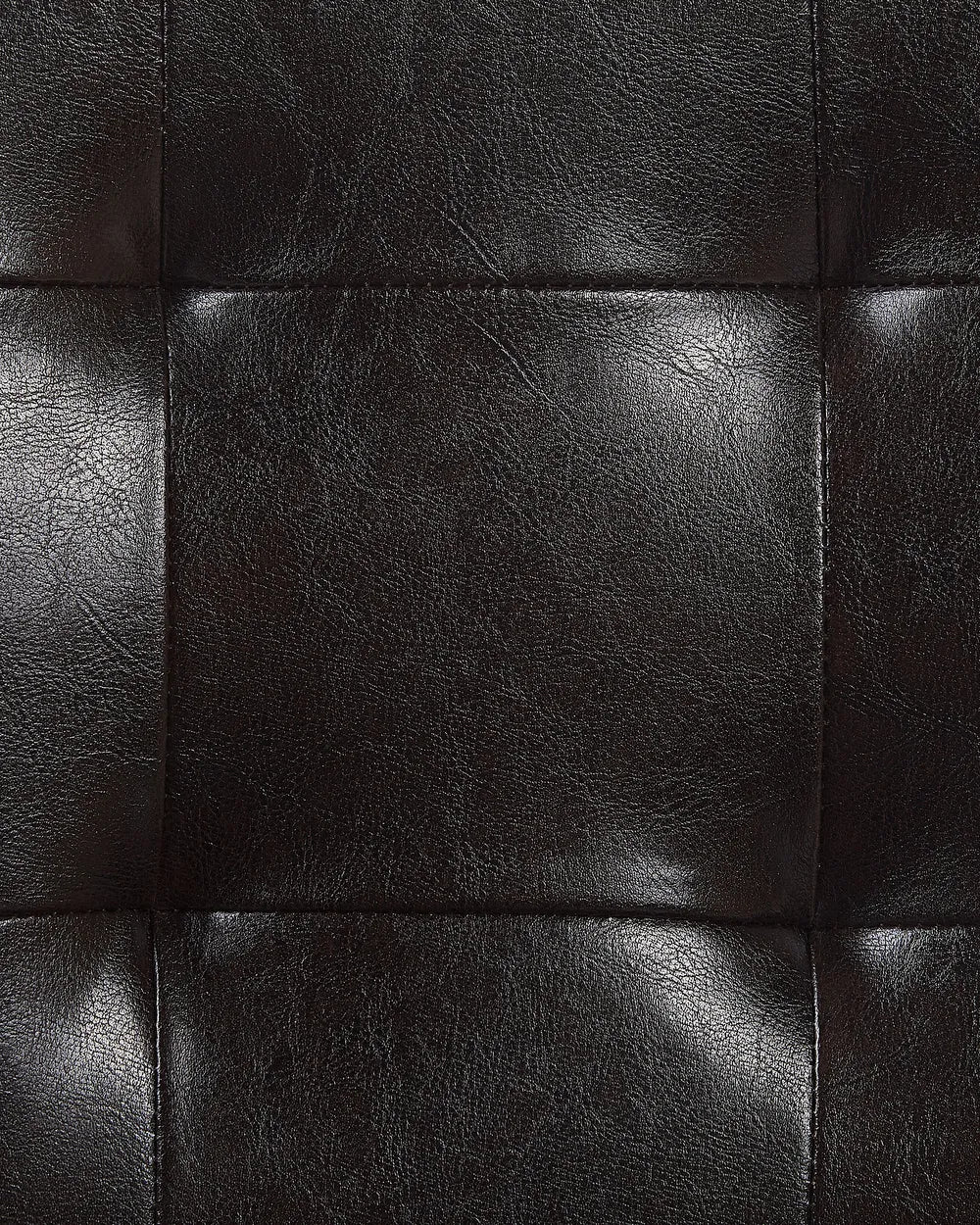 Bar Chair Faux Leather Dark Brown Decorative Tufting Ulvero