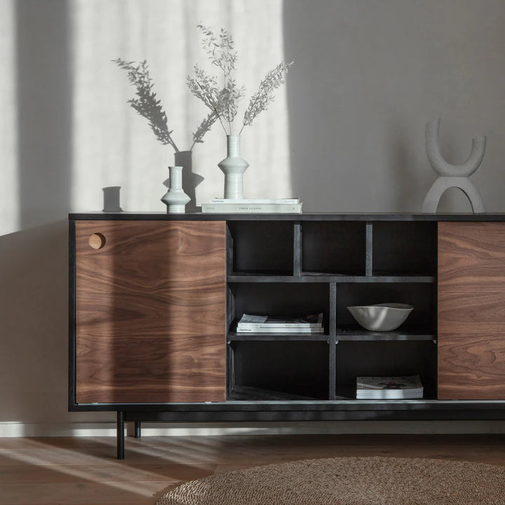 Gallery Interiors Barbican Sideboard in Black
