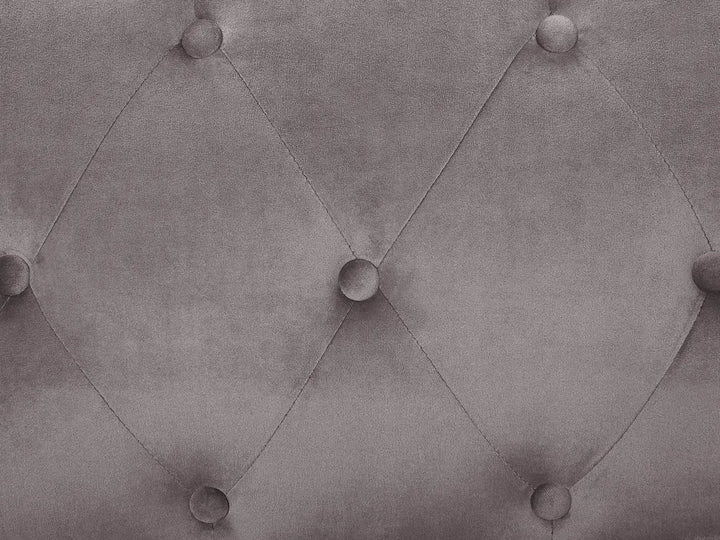 Corner Sofa 3 Seater Velvet Grey Left Hand Welo