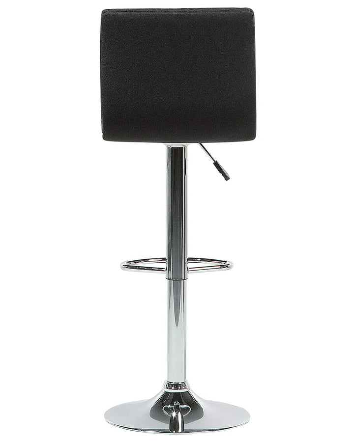 Set of 2 Bar Chairs Swivel Black Various Arrangement Possibilities Viston