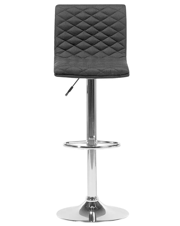 Set of 2 Bar Chairs Swivel Black Various Arrangement Possibilities Viston