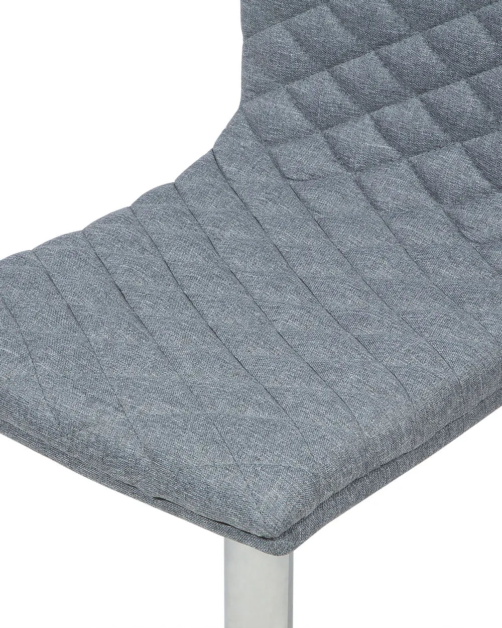 Set of 2 Bar Chairs Swivel Grey Modern Design Viston