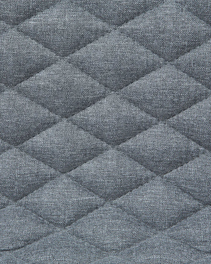 Set of 2 Bar Chairs Swivel Grey Modern Design Viston