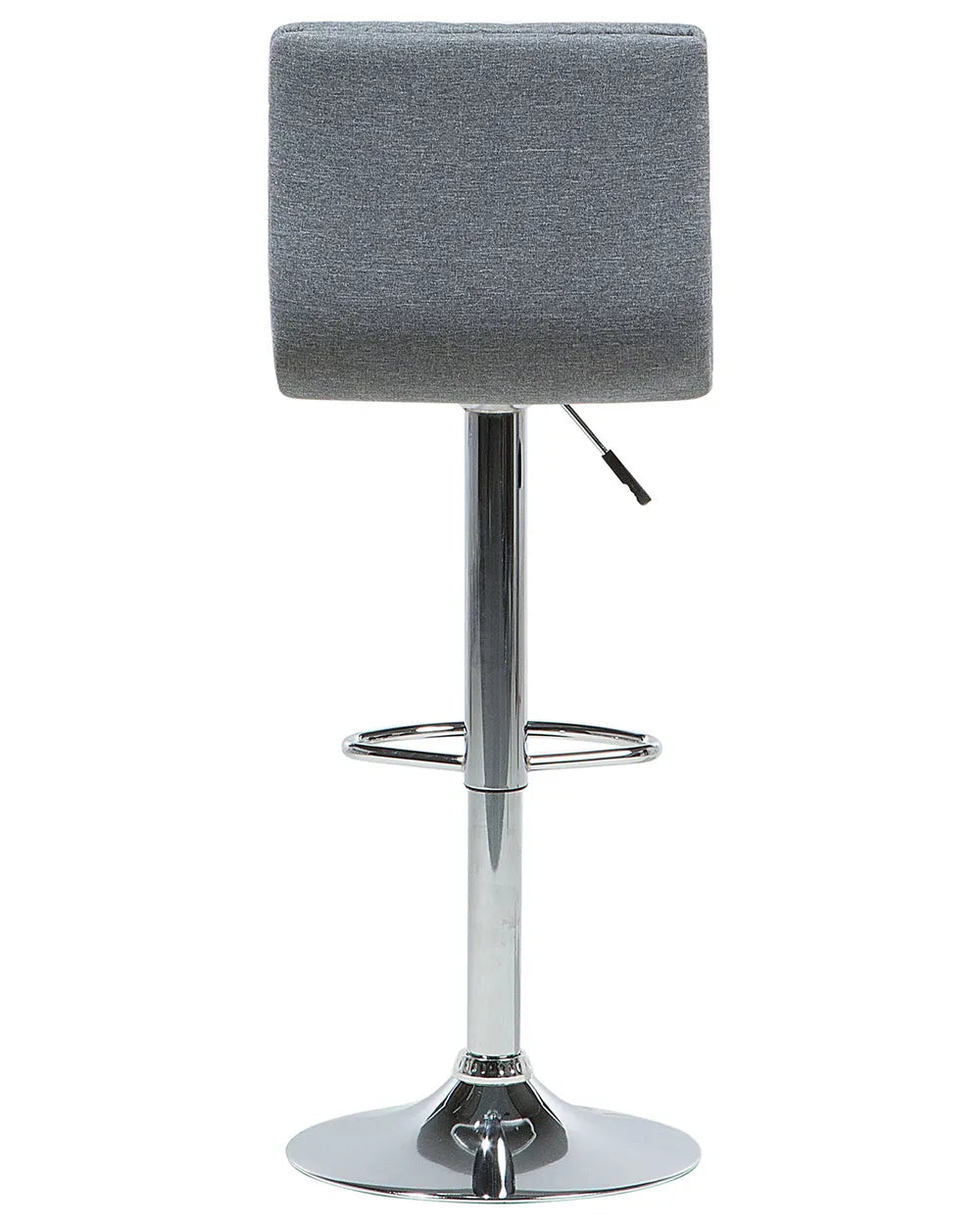 Set of 2 Bar Chairs Swivel Grey Modern Design Viston