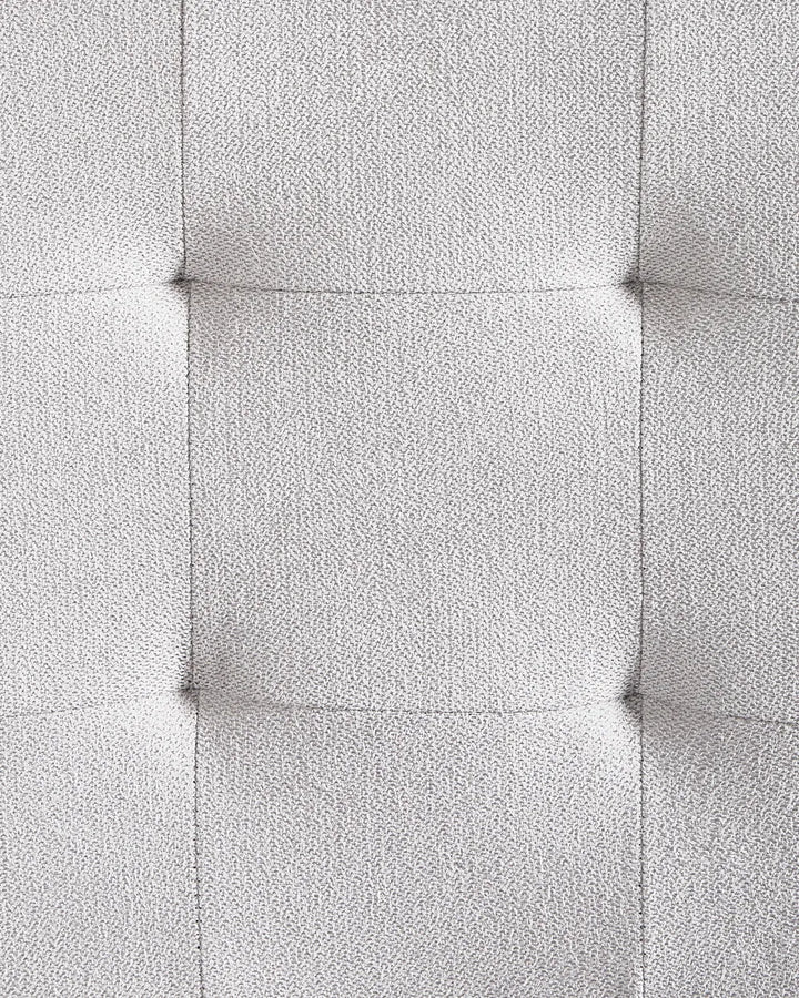 Set of 2 Bar Chairs Grey High-Quality Upholstery Cevoro