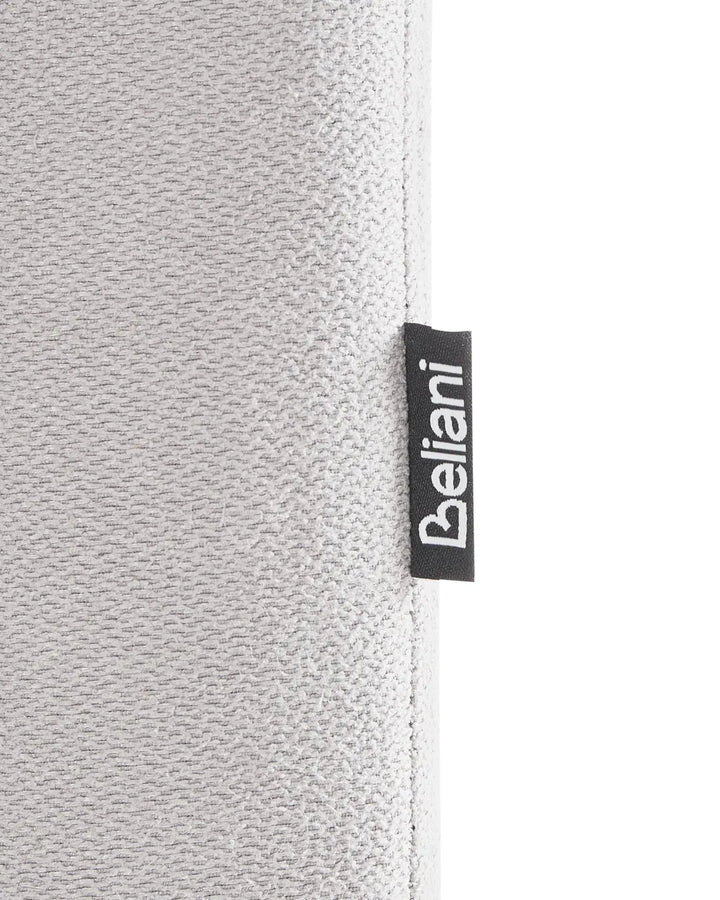 Set of 2 Bar Chairs Grey High-Quality Upholstery Cevoro