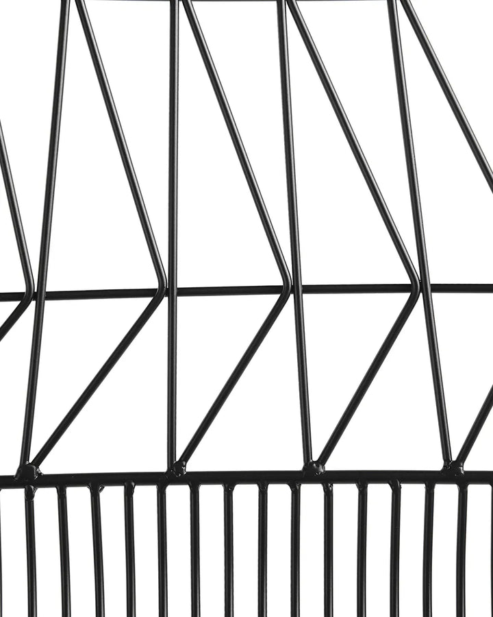 Set of 2 Bar Chairs Metal Black Easily Movable Yerano