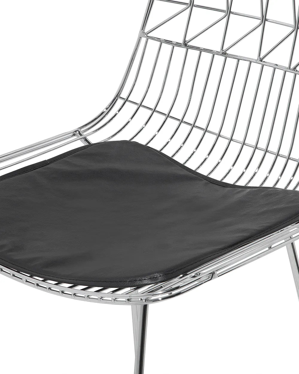 Set of 2 Bar Chairs Metal Silver Well-Suited for Variety Zentro