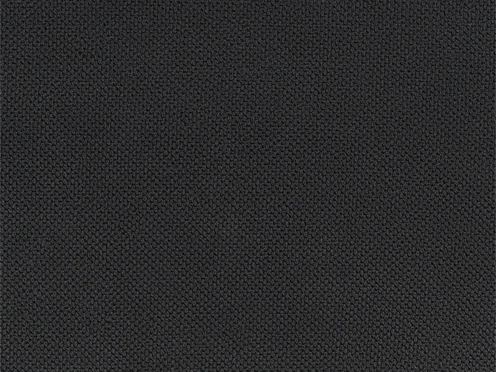 Corner Sofa 3 Seater Fabric Black Left Hand Azuri