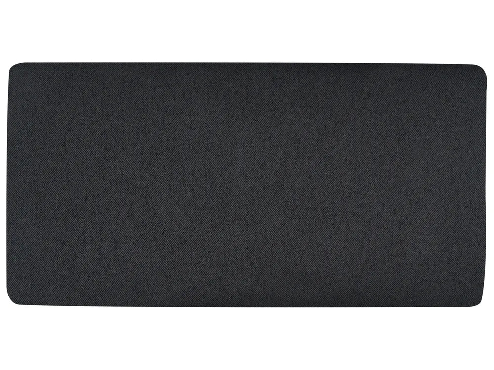 Corner Sofa 2 Seater Fabric Black Right Hand Shayle