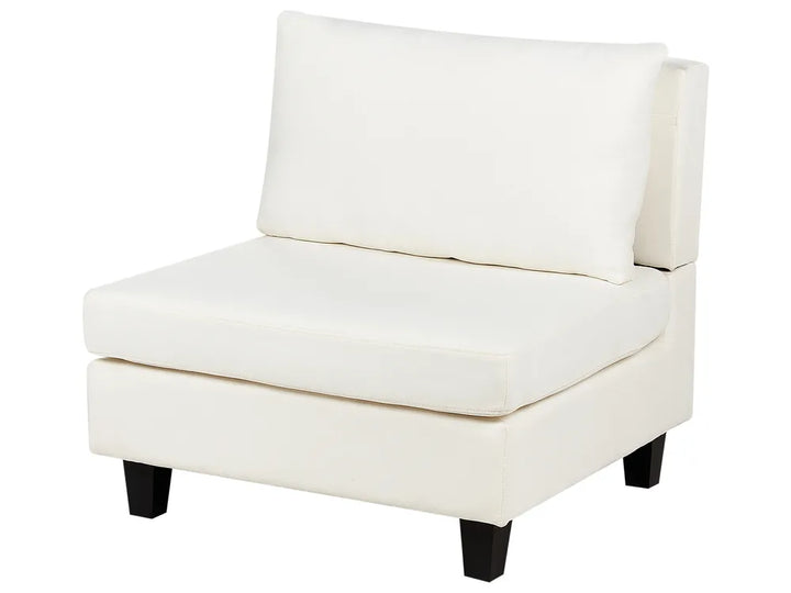 Modular Corner Sofa 4 Seater Fabric Off-White Right Hand Turella