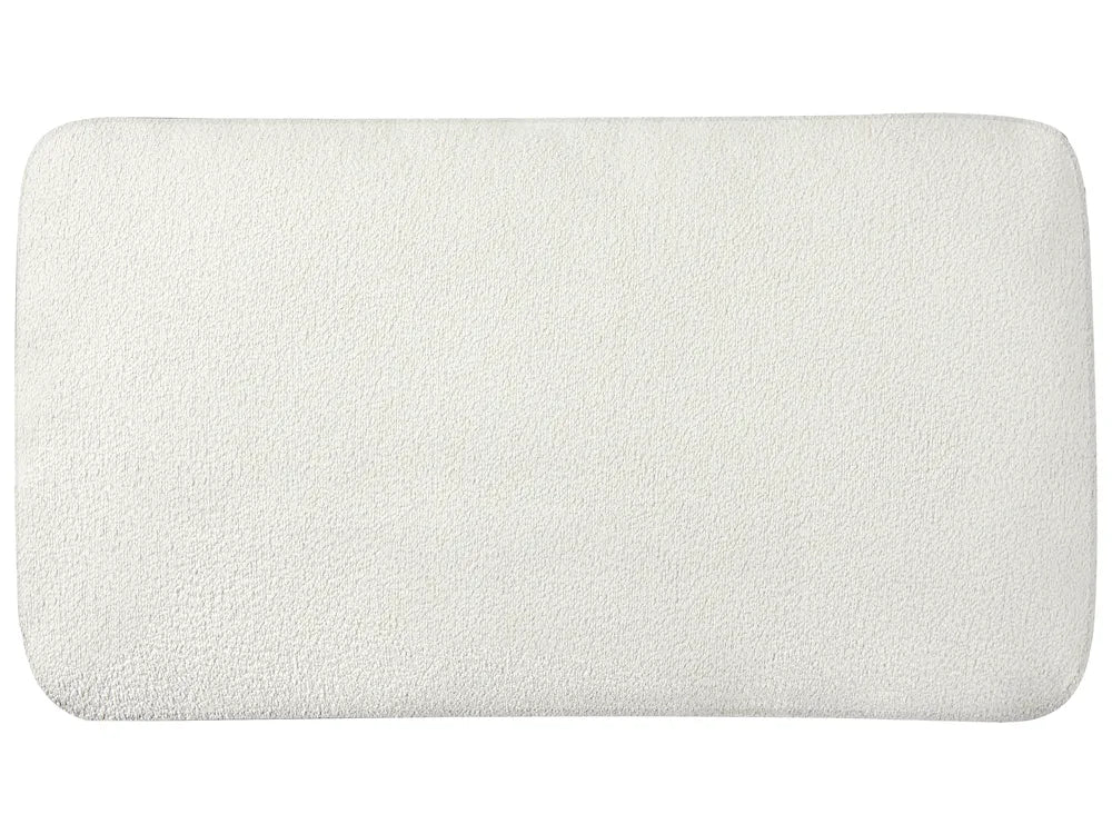 Corner Sofa 3 Seater Boucle Off-White Left Hand Bodhild