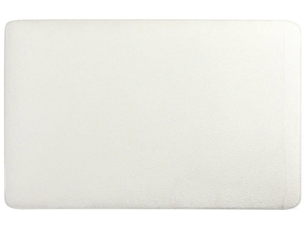 Corner Sofa 3 Seater Boucle Off-White Left Hand Bodhild