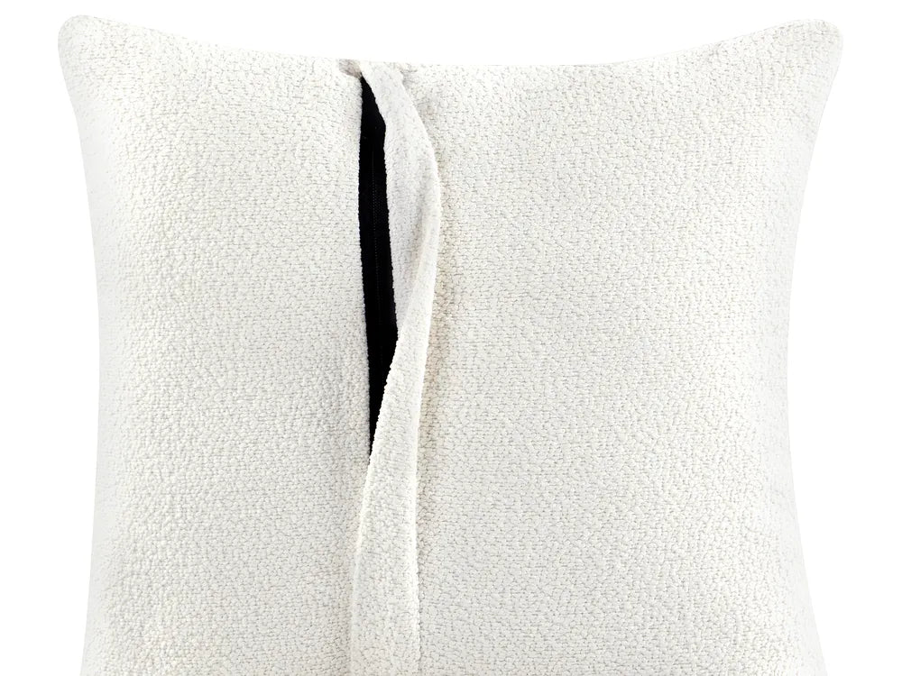 Corner Sofa 3 Seater Boucle Off-White Left Hand Bodhild