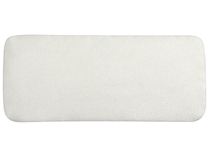 Corner Sofa 3 Seater Boucle Off-White Left Hand Bodhild