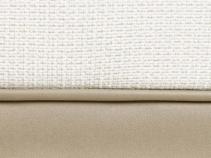 Corner Sofa 3 Seater Fabric Off-White Left Hand Deaneen