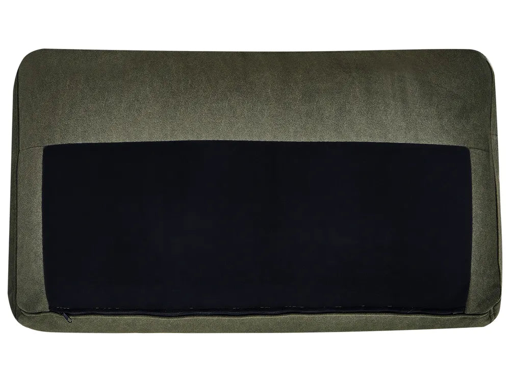 Corner Sofa 4 Seater Fabric Dark Green Right Hand Viola