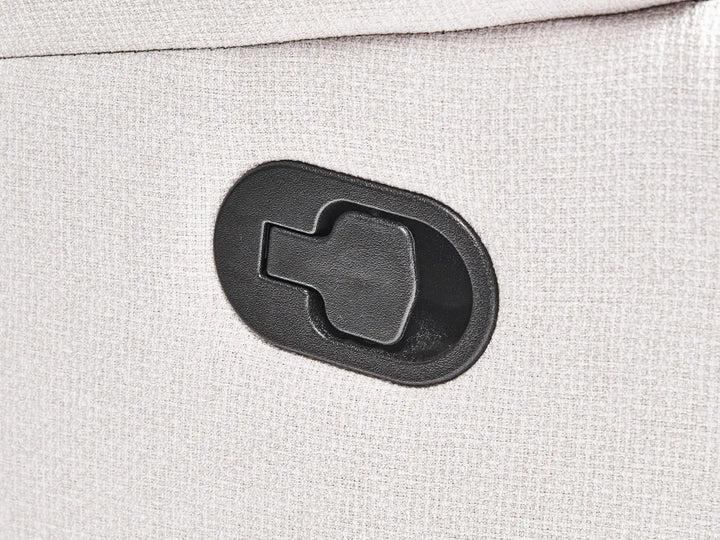 Manual Recliner Corner Sofa 5 Seater  Fabric Light Beige Left Hand Mailina