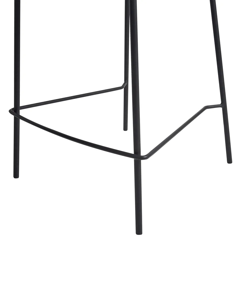 Set of 2 Bar Chairs Velvet Olive Green High-Quality Upholstery Avello