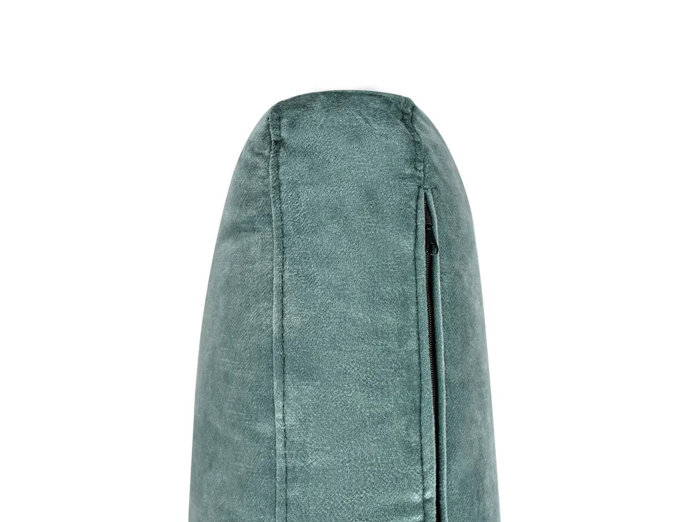 Corner Sofa 5 Seater Velvet Teal with Ottoman Right Hand Thremo