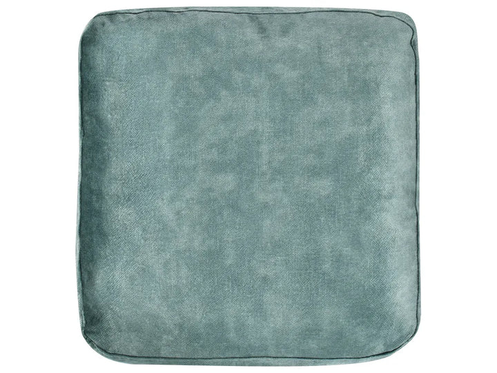 Corner Sofa 5 Seater Velvet Teal with Ottoman Right Hand Thremo