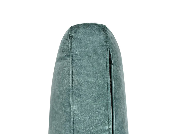 Corner Sofa 5 Seater Velvet Teal with Ottoman Left Hand Thremo