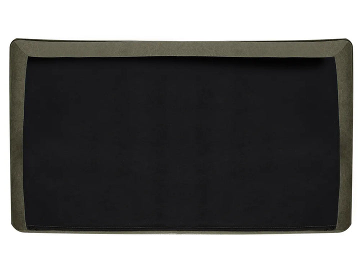 Corner Sofa 3 Seater Fabric Dark Green Left Hand Idou