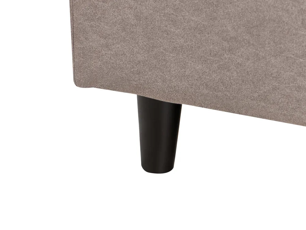 Corner Sofa 3 Seater Fabric Taupe Left Hand Idou