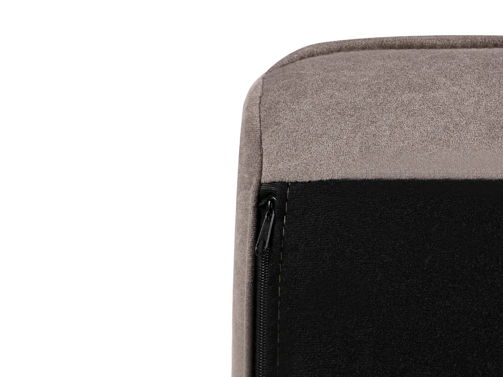 Corner Sofa 3 Seater Fabric Taupe Left Hand Idou