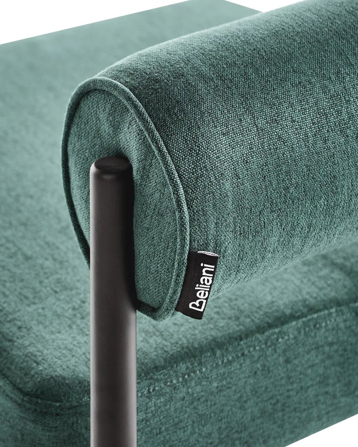 Set of 2 Bar Chairs Teal Leg Caps for Surface Protection Nurvia