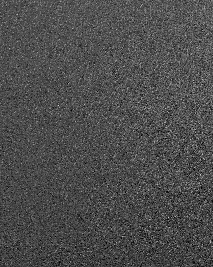 Set of 2 Bar Chairs Faux Leather Swivel Black Precise Finish Montea