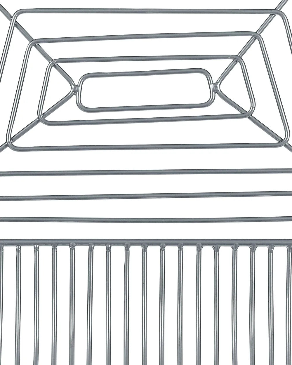 Set of 2 Bar Chairs Metal Silver Trendy Design Livaro