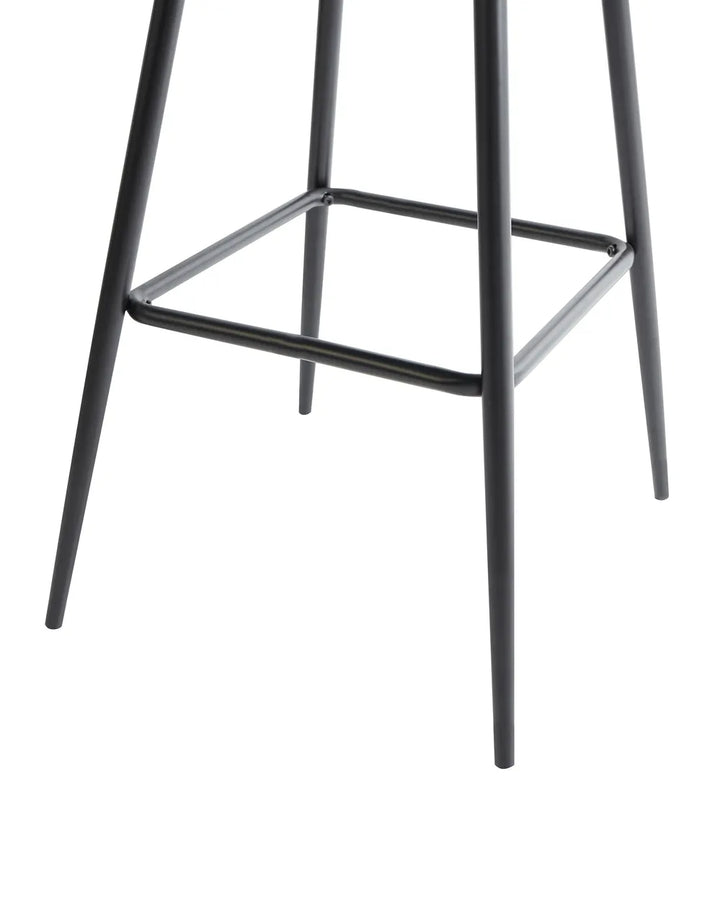 Set of 2 Bar Chairs  Metal Green Decorative Yet Functional Invero