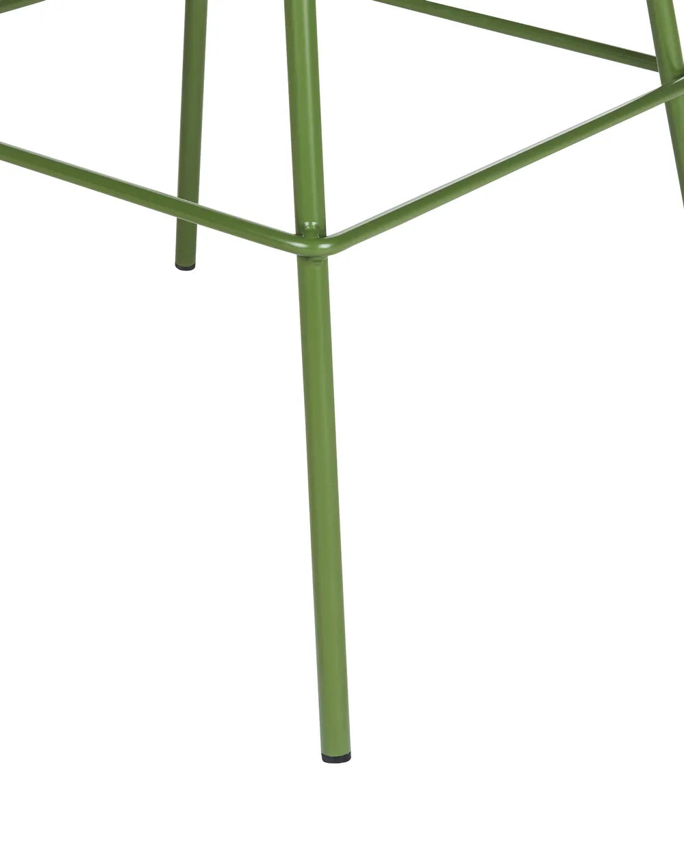 Set of 2 Bar Chairs Green Sturdy Frame Construction Revora