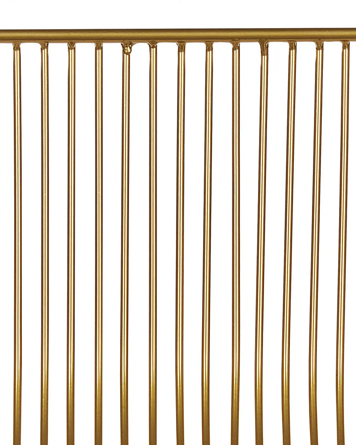 Set of 2 Bar Chairs Metal Gold Trendy Design and Colour Havaro