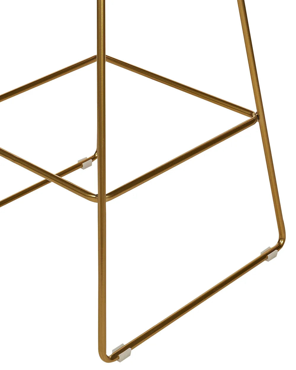 Set of 2 Bar Chairs Metal Gold Trendy Design and Colour Havaro