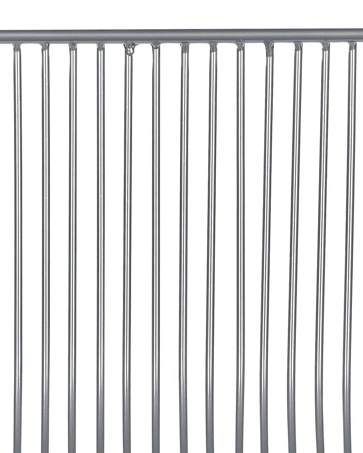 Set of 2 Bar Chairs Metal Silver Trendy Design and Colour Havaro