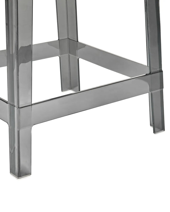 Set of 2 Bar Chairs Black Exceptionally Easy Care Wostin