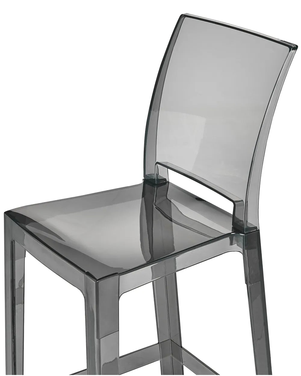 Set of 2 Bar Chairs Black Exceptionally Easy Care Wostin