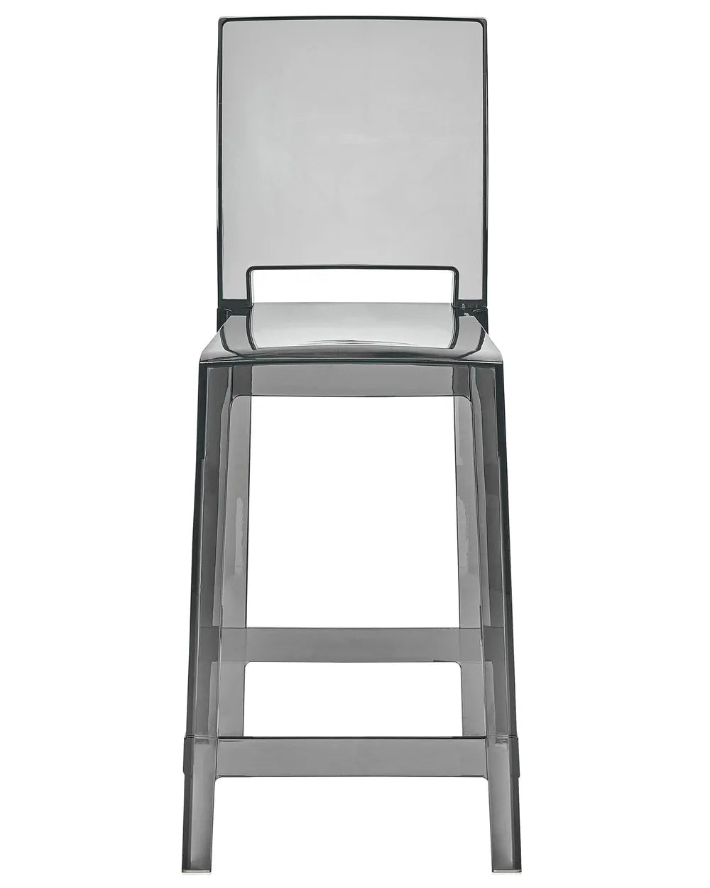 Set of 2 Bar Chairs Black Exceptionally Easy Care Wostin