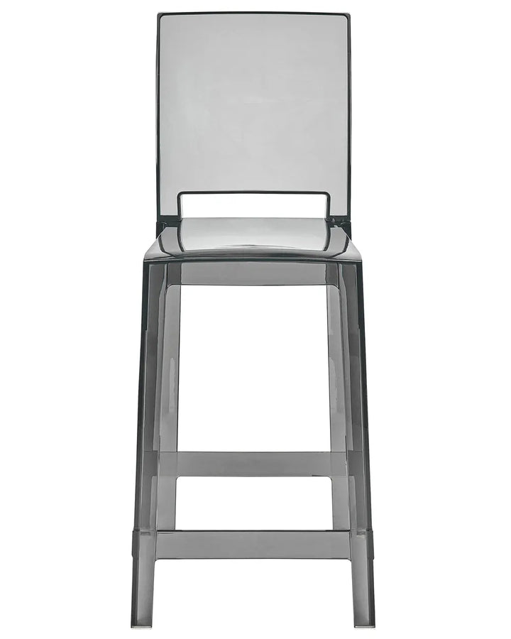 Set of 2 Bar Chairs Black Exceptionally Easy Care Wostin