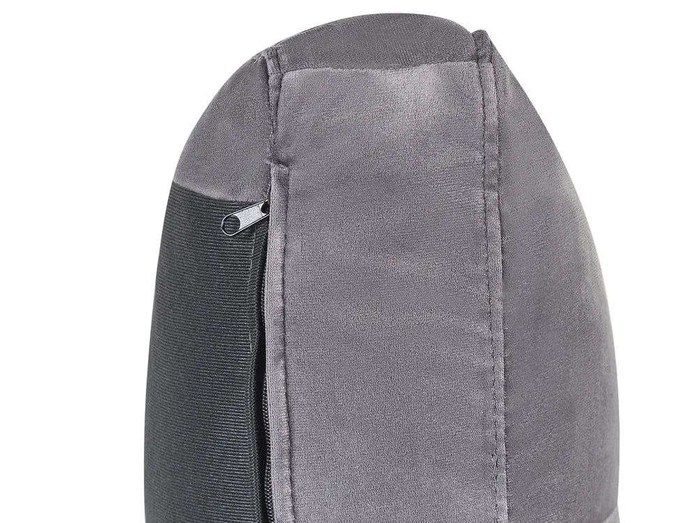 Sofa Bed 4 Seater Velvet Grey Xavo