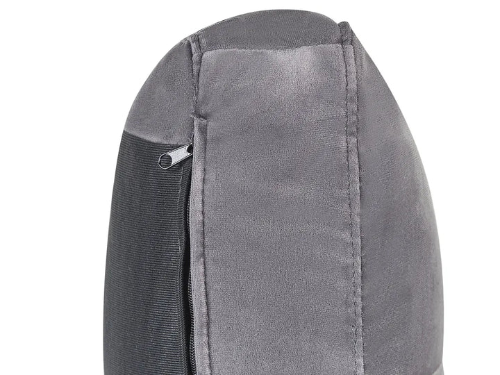 Sofa Bed 4 Seater Velvet Grey Xavo